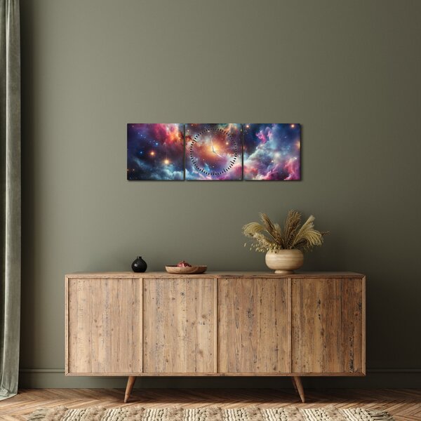 Slika - Tamni svemir (sa satom) (90x30 cm)