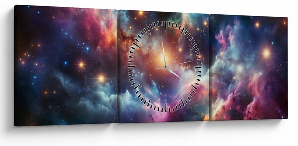 Slika - Tamni svemir (sa satom) (90x30 cm)