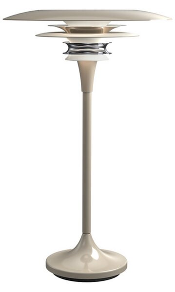 Stolna lampa Diablo, visina 48 cm, siva, metalna, G9 - Belid
