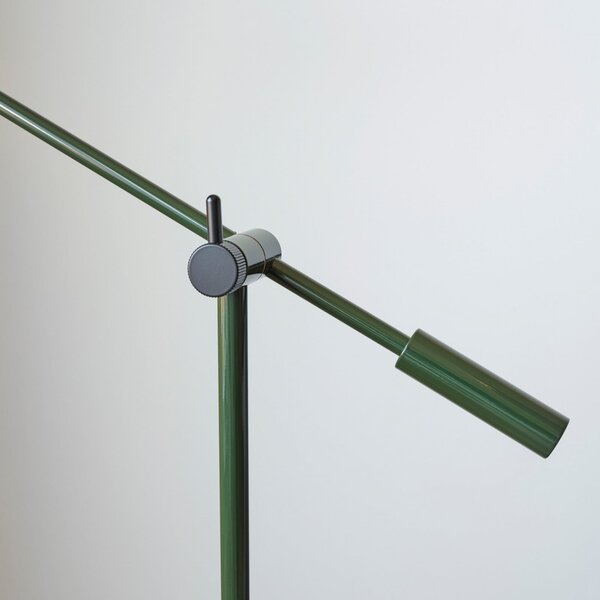 Podne Lampa Belid, prigušiv, Zelena, Dnevna soba, Metal, Dizajn