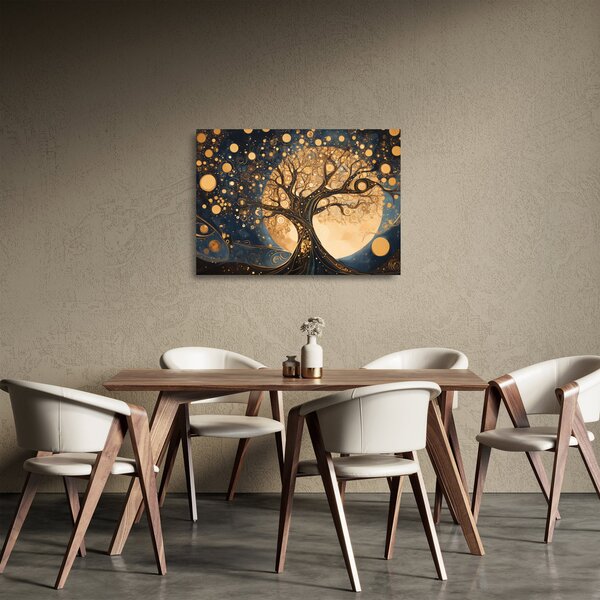 Staklena slika – Nadrealno drvo (70x50 cm)