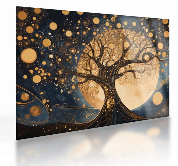 Staklena slika – Nadrealno drvo (70x50 cm)