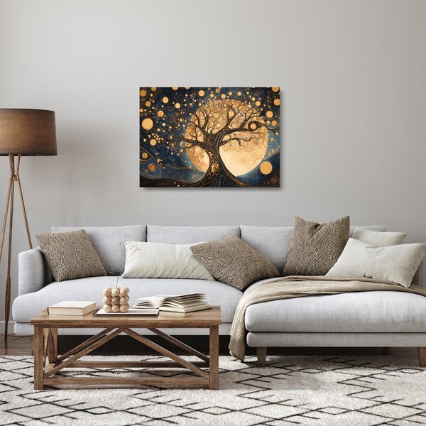 Staklena slika – Nadrealno drvo (70x50 cm)
