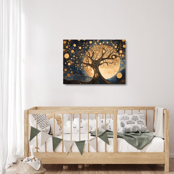 Staklena slika – Nadrealno drvo (70x50 cm)