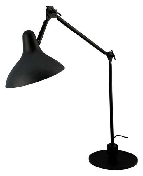 Stolne Lampa Dyberg Larsen, Lotus, Crno, Dnevna soba, Metal, Skandinavski