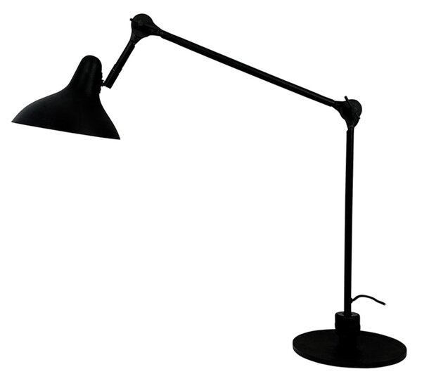Stolne Lampa Dyberg Larsen, Lotus, Crno, Dnevna soba, Metal, Skandinavski