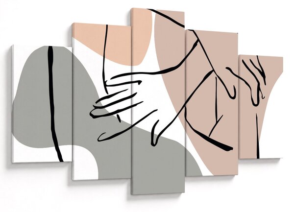 Slika - Linija ženskog tijela N⁰2 (150x105 cm)