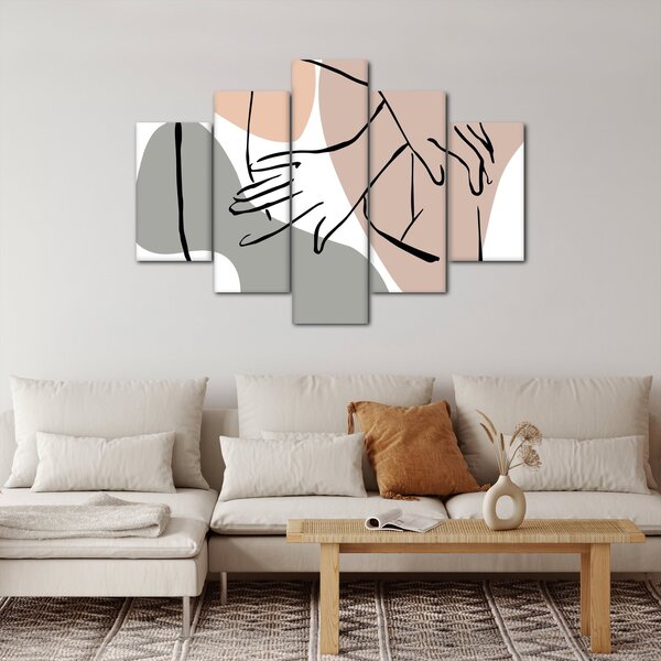 Slika - Linija ženskog tijela N⁰2 (150x105 cm)