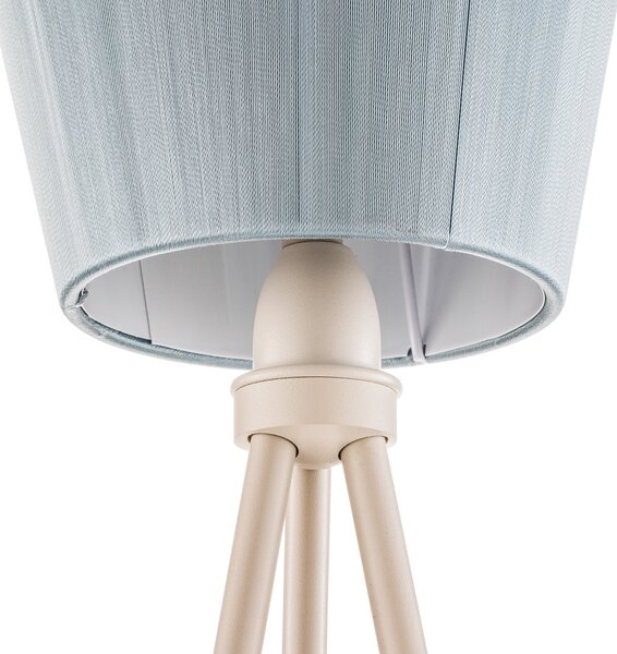 Podne Lampa Northern, Oslo Wood, prigušiv, Bijela, Dnevna soba, Tkanina / tekstil, Dizajn