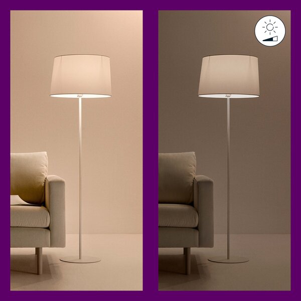Stolne Lampa WiZ, Light Bar, prigušiv, Bijela, Dnevna soba, Plastika, Moderan