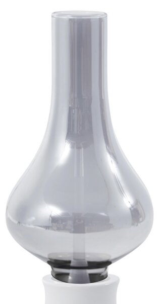 Stolne Lampa NOLA, Mist, prigušiv, Bijela, Dnevna soba, Staklo, Industrijski dizajn