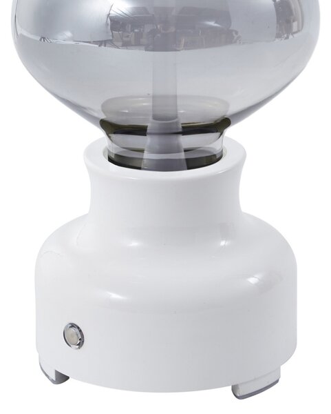 Stolne Lampa NOLA, Mist, prigušiv, Bijela, Dnevna soba, Staklo, Industrijski dizajn