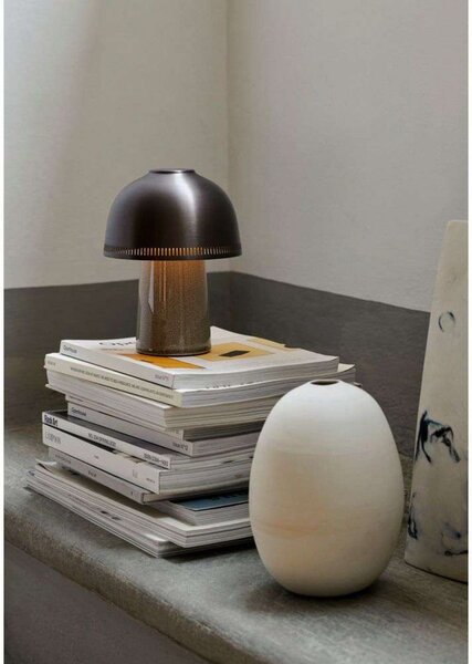 Stolne Lampa &Tradition, prigušiv, Sivo, Dnevna soba, Aluminij, Dizajn