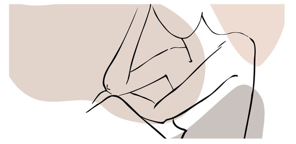 Slika - Linija ženskog tijela N⁰1 (120x50 cm)