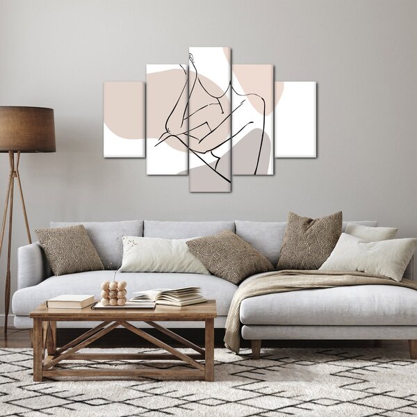 Slika - Linija ženskog tijela N⁰1 (150x105 cm)