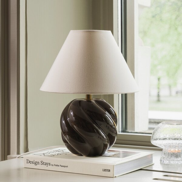 Stolne Lampa Globen Lighting, DAHLIA, Bež, Dnevna soba, Tkanina / tekstil