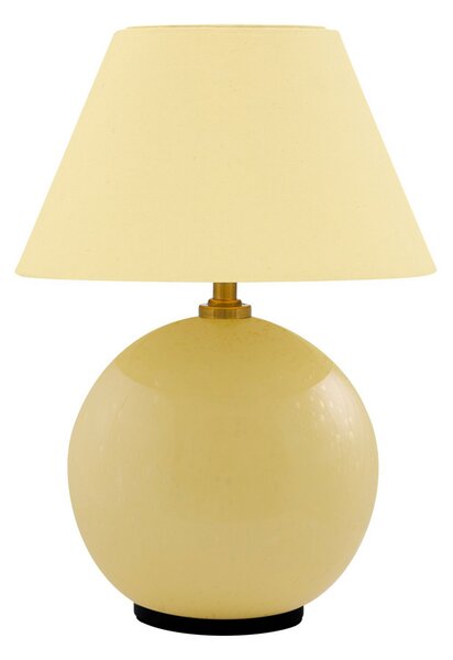 Stolne Lampa Globen Lighting, IRIS, prigušiv, Žuta, Dnevna soba, Tkanina / tekstil