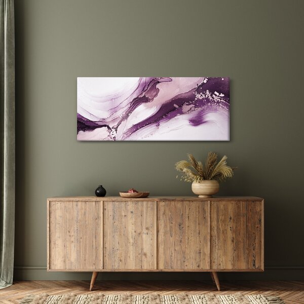 Slika - Ljubičasta tekućina art (120x50 cm)