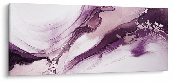 Slika - Ljubičasta tekućina art (120x50 cm)