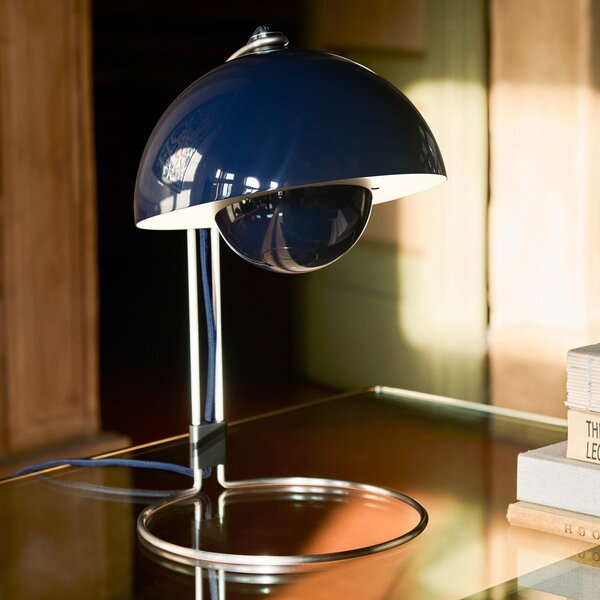 Stolne Lampa &Tradition, Flowerpot VP4, Plava, Dnevna soba, Metal, Dizajn