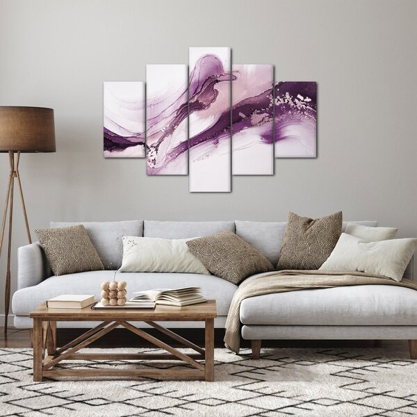 Slika - Ljubičasta tekućina art (150x105 cm)