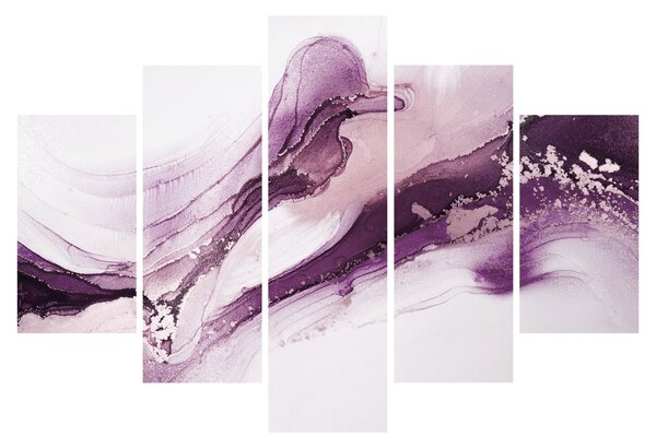 Slika - Ljubičasta tekućina art (150x105 cm)