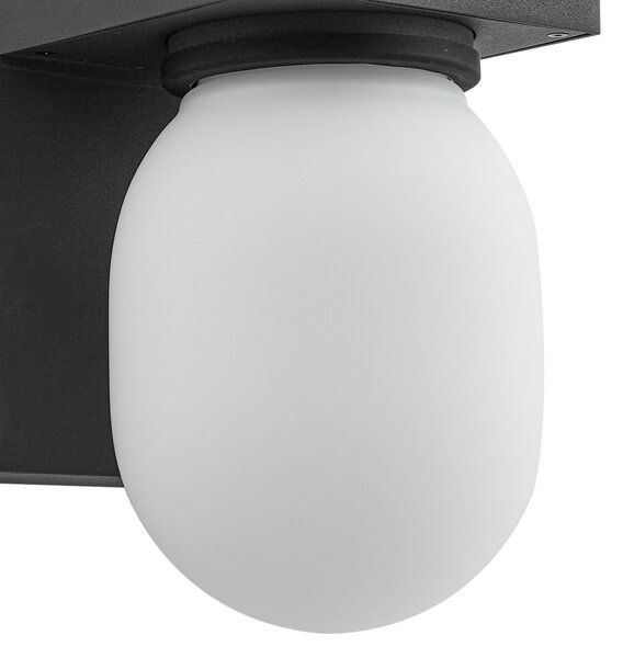 Vanjske Svjetiljka Lucande, Ovaali, prigušiv, Crno, Terasa, Aluminij, Moderan