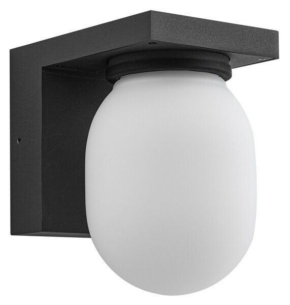 Vanjske Svjetiljka Lucande, Ovaali, prigušiv, Crno, Terasa, Aluminij, Moderan