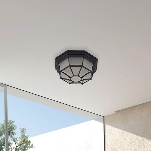 Vanjske Svjetiljka Lindby, Idril, prigušiv, Crno, Balkon, Aluminij, Moderan