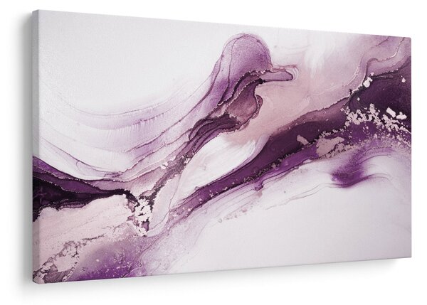 Slika - Ljubičasta tekućina art (90x60 cm)