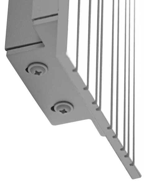 Vanjske Svjetiljka Lucande, Melira, Sivo, Terasa, Aluminij, Moderan