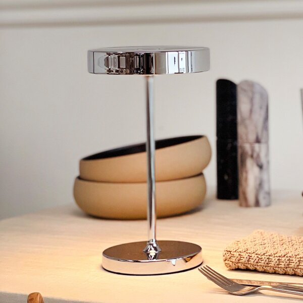 Stolne Lampa Dyberg Larsen, Starlight, prigušiv, Metalik, Dnevna soba, Metal, Skandinavski