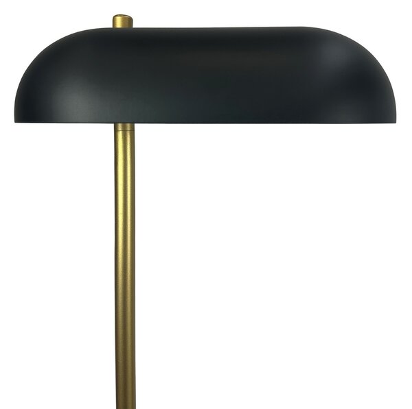 Podne Lampa Dyberg Larsen, Arch, Crno, Dnevna soba, Metal, Vintage