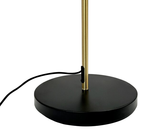 Podne Lampa Dyberg Larsen, Ocean, Crno, Dnevna soba, Metal, Skandinavski