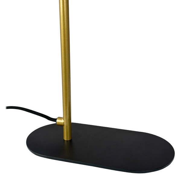 Stolne Lampa Dyberg Larsen, Arch Mini, Crno, Dnevna soba, Metal, Skandinavski