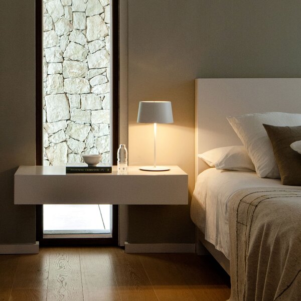 Stolne Lampa Vibia, Warm, Bijela, Dnevna soba, Metal, Moderan