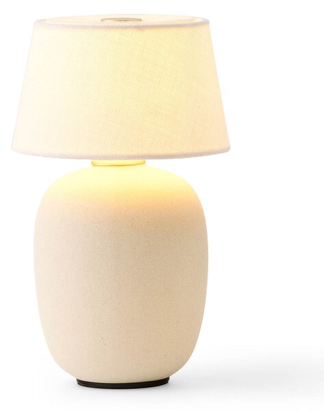 Stolne Lampa Audo Copenhagen, Torso, prigušiv, Bež, Dnevna soba, Keramika, Dizajn