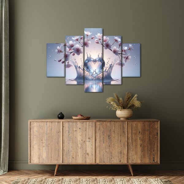 Slika - Dijamantno srce (150x105 cm)