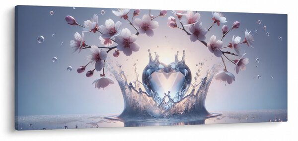 Slika - Dijamantno srce (120x50 cm)