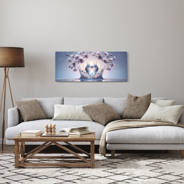 Slika - Dijamantno srce (120x50 cm)