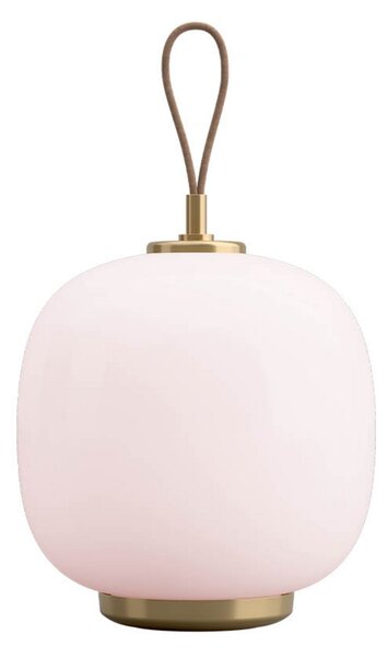 Stolne Lampa Louis Poulsen, Ružičasta ruža, Dnevna soba, Staklo