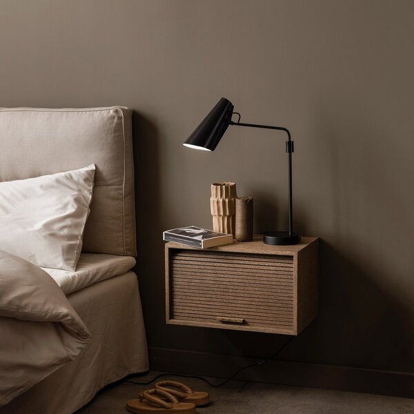Stolne Lampa Northern, Birdy Swing, Crno, Dnevna soba, Metal, Dizajn