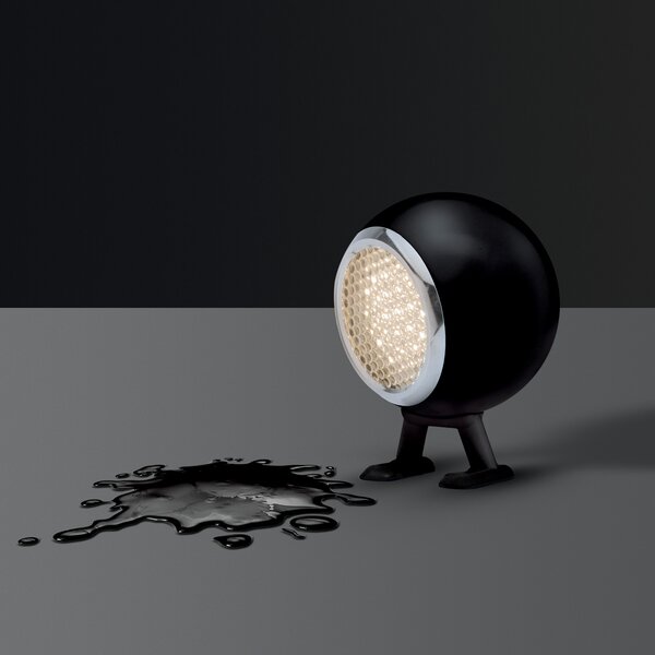 Stolne Lampa MR. WATTSON, Norbitt, prigušiv, Crno, Dnevna soba, Aluminij, Moderan