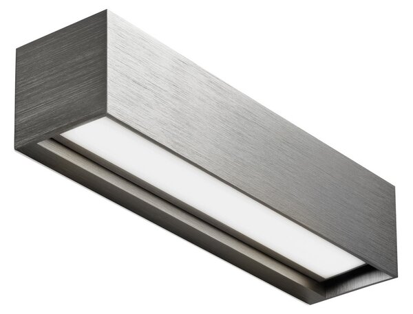 Zidne Svjetiljka LIGHT-POINT, Linea W2, prigušiv, Sivo, Dnevna soba, Aluminij, Dizajn