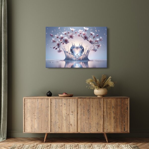 Slika - Dijamantno srce (90x60 cm)