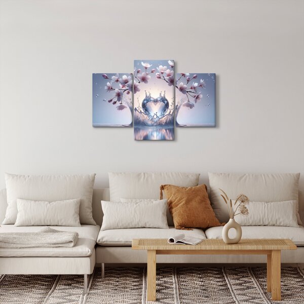 Slika - Dijamantno srce (90x60 cm)