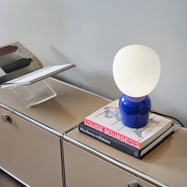 Stolne Lampa Belid, Buddy, Plava, Dnevna soba, Staklo, Dizajn