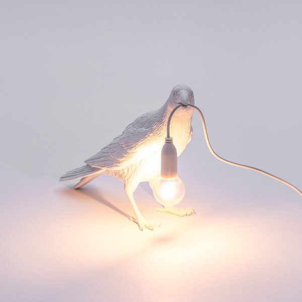 Vanjske Svjetiljka SELETTI, Bird Lamp, Bijela, Terasa, Plastika, Dizajn