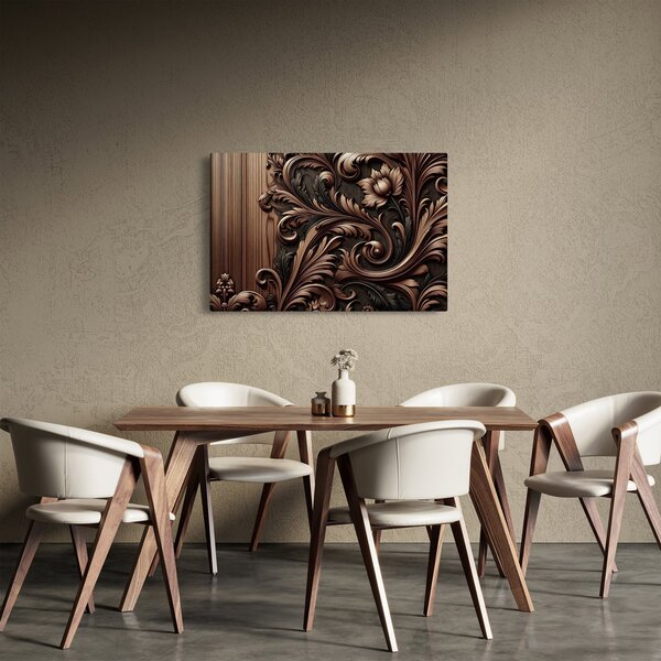 Slika - Uzorak iz drva (90x60 cm)