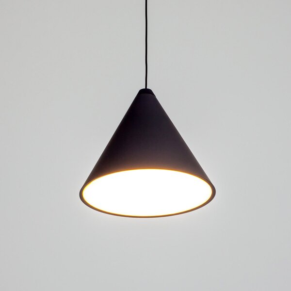 Viseće Svjetiljka FLOS, STRING, prigušiv, Crno, Dnevna soba, Aluminij, Dizajn